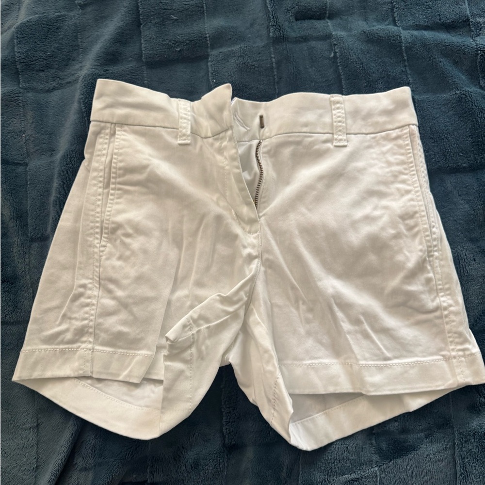 J. Crew Women's White Bermudas
